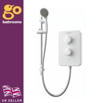 Gainsborough Duo Function Head Electric Shower Slim Polar White 10.5Kw GSD105