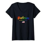 Womens Port Arthur Gothic Design Lgbtqai+ rainbow Version V-Neck T-Shirt