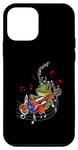 iPhone 12 mini Puerto Rico Flag Coqui Frog Play Guitar Puerto Rican Music Case