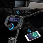 [JAMAIS UTILISÉ]Bluetooth Transmetteur pour Voiture avec Ecran , Kit Lecteur MP3 Adaptateur Émetteur pour 2 Ports USB, mp3 Clé USB