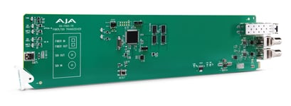 AJA OG-FIDO-TR-MM: openGear 1 ch 3G-SDI/LC MultiMode LC Fiber Transceiver