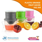 IN 3 COLORS FRUIT JUICER HAND PRESS JUICE JUG CITRUS LEMON LIME ORANGE SQUEEZER