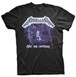 Metallica Ride the Lightning Rock Heavy Metal Official Tee T-Shirt Mens Unisex