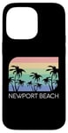 Coque pour iPhone 14 Pro Max Newport Beach California Surf Vintage Cali SoCal Orange Co