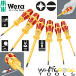 Wera Screwdriver Set Kraftform VDE Insulated 6pc Pozi Slotted 1060 i/1065 i/6