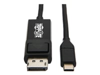 Eaton Tripp Lite Series Usb C To Displayport Adapter Cable Usb 3.1 Gen 1 Locking 4K Usb Type-C To Dp, Usb C To Dp, 3Ft - Displayport-Kabel - 24 Pin Usb-C (Hann) Reversibel Til Displayport (Hann) Låsing - Usb 3.1 Gen 1 / Thunderbolt 3 / Displayport 1