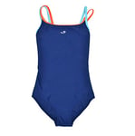 Splash About Girls' Sports Swimming Costume, Navy, 6-7 Years