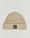 Stone Island Full Rib Wool Beanie Plaster