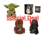 Star Wars - Peluche Black Line - Yoda Chewee Vador Bb8 - 25cm