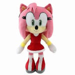 2023 Ny Sonic Amy Rose Plyschleksak 30cm -Sy (FMY)