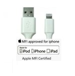 Apple Lightning Cable USB Charger Data Lead Certified MFi for iPhone iPad iPod