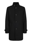 JACK & JONES Men's Jjemelton Wool Coat Sn, Black, S