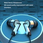 USB C Headphones Type C Wired Earbuds Bass Stereo Earphones With Microphone