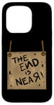 Coque pour iPhone 15 Pro Signe de costume de zombie The End Is Near