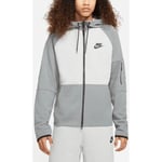 Veste Nike  - Sweat zippé - gris et blanc