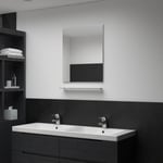 Prolenta Premium - Furniture Limited - Miroir mural avec étagère 50x60 cm Verre