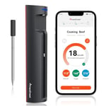 Meatmeet Pro | WiFi Wireless Meat Thermometer, Bluetooth Meat Thermometer with Smart APP, Ultra-thin Probe, Improved Stability, Long Range, 100% IP67 Waterproof, Kitchen, BBQ, and Grill