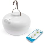 CHERRY Ampoule LED avec batterie rechargeable et télécommande. 900 lumens de lumière chaude