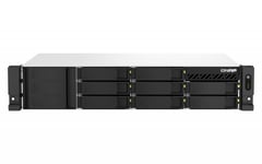 QNAP TS-864EU-8G NAS- & lagringsservrar Rack (2U) Intel® Celeron® 8 GB DDR4 QNAP Turbo System Svart