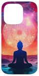 Coque pour iPhone 14 Pro Siège lotus méditation Yoga