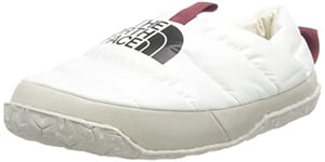 THE NORTH FACE Women's Nuptse Mule, Gardenia White/TNF Black, 5