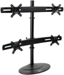 Tripp Lite Quad Display Desk Mount Monitor Stand Clamp 10 - 26 Inch Monitor