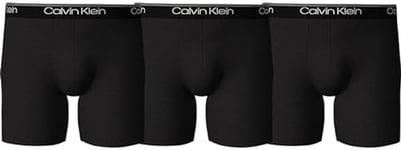 Calvin Klein Men's Boxer Brief 3pk 000nb2570a Boxer Briefs, Black (Black), XXL