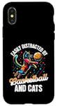 iPhone X/XS Love Cats and Basketball - Easily Distracted Case