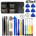 Tournevis Torx à main d'ouverture pour téléphone portable,outils de réparation,démontage d'ordinateur,iPhone,Android,MI,MacPle,PC - Type 47PCS