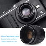 Fujian 35mm f/1.7 CCTV Lens Fixed Focal Lenses for C Mount Canon Sony Cameras F3