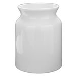 'Seau à Holst Porcelaine DT 220 Vase en Porcelaine Moderne 20 cm, Blanc, 15,5 x 15,5 x 20 cm