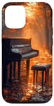 Coque pour iPhone 12/12 Pro Musique Piano Papillon Design Amateur De Piano Musicien