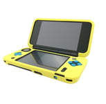 Housse Étui Protection Silicone Pour Nintendo New 2 Ds Xl (New 2ds Ll) - Anti Choc / Rayures - Jaune