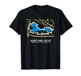 Albert Park Circuit Map, Races Fan Track Gift, Australia T-Shirt