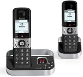 F890 Voice Duo Noir Eu Telephone Sans Fil Repondeur Avec Combine Supplementaire. Blocage D'Appel Premium