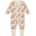 Hust & Claire heldress ull/bambus blomster, Orchid