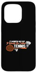 Coque pour iPhone 15 Pro Jeu d'amour pour joueur de badminton