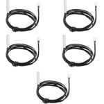 5-pack Vattentät Ntc 10k 1% 3950 Termistor Temperatursensor Sond