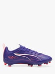 PUMA Kids' Ultra Play Football Boots, Lapis Lazuli/Multi