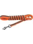 Julius-K9 Super-Grip Leash Orange-Gray 5m/20mm