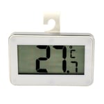 White Digital LCD Electronic Fridge Freezer Room Thermometer with Magnet Hook