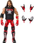 Mattel Wwe Aj Styles Figurine Articulée Collection Élite 15 Cm, 25 Points D’Articulation, Détails Truefx Et Accessoires Emblématiques, Jouet Enfant, A Partir De 3 Ans, HKP03