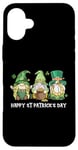 Coque pour iPhone 16 Plus Gnomes irlandais heureux de la Saint-Patrick