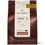 Callebaut Choklad Chokladknappar mjölkchoklad 2.5 kg - "Power 41"