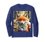 Cute kawaii Style Fox V1 Long Sleeve T-Shirt