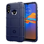 Rugged Shield Motorola Moto E6 Plus skal - Blå