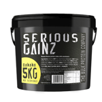 The Bulk Protein Company Serious Gainz Mass Gainer Powder - Banana - 5kg