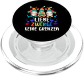 LGBT Pride,Nains de jardin, Arc-en-ciel, allemand PopSockets PopGrip pour MagSafe