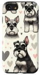 iPhone SE (2020) / 7 / 8 Beautiful Dogs Pattern Miniature Schnauzer Dog Case