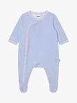 BOSS Baby Monogram Print Sleepsuit, White/Multi